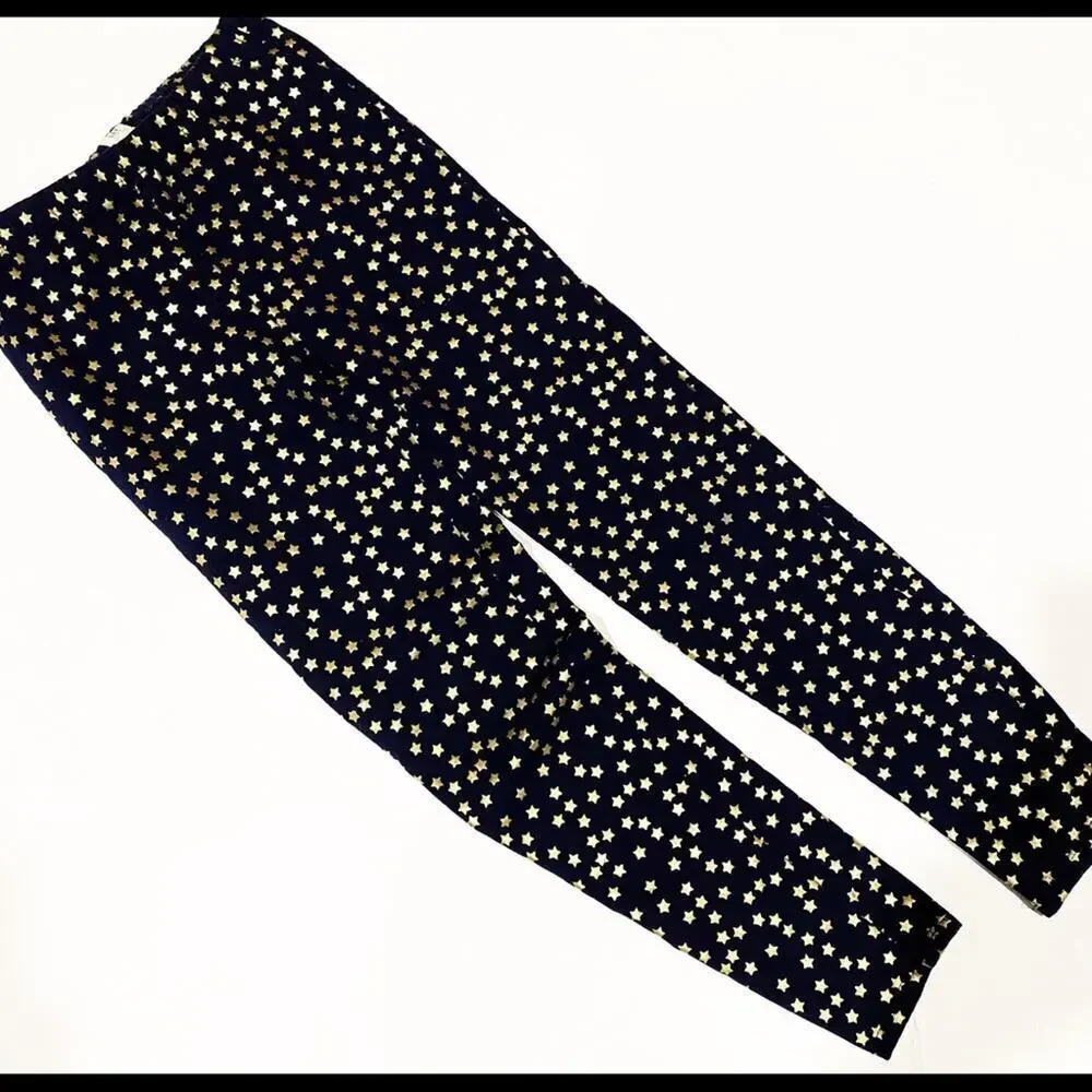 Gap Star Leggings Sz XXL (14-16) Navy Blue Star Leggings